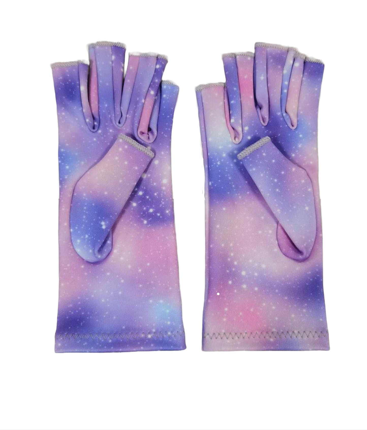 Pastel Galaxy Compression Gloves
