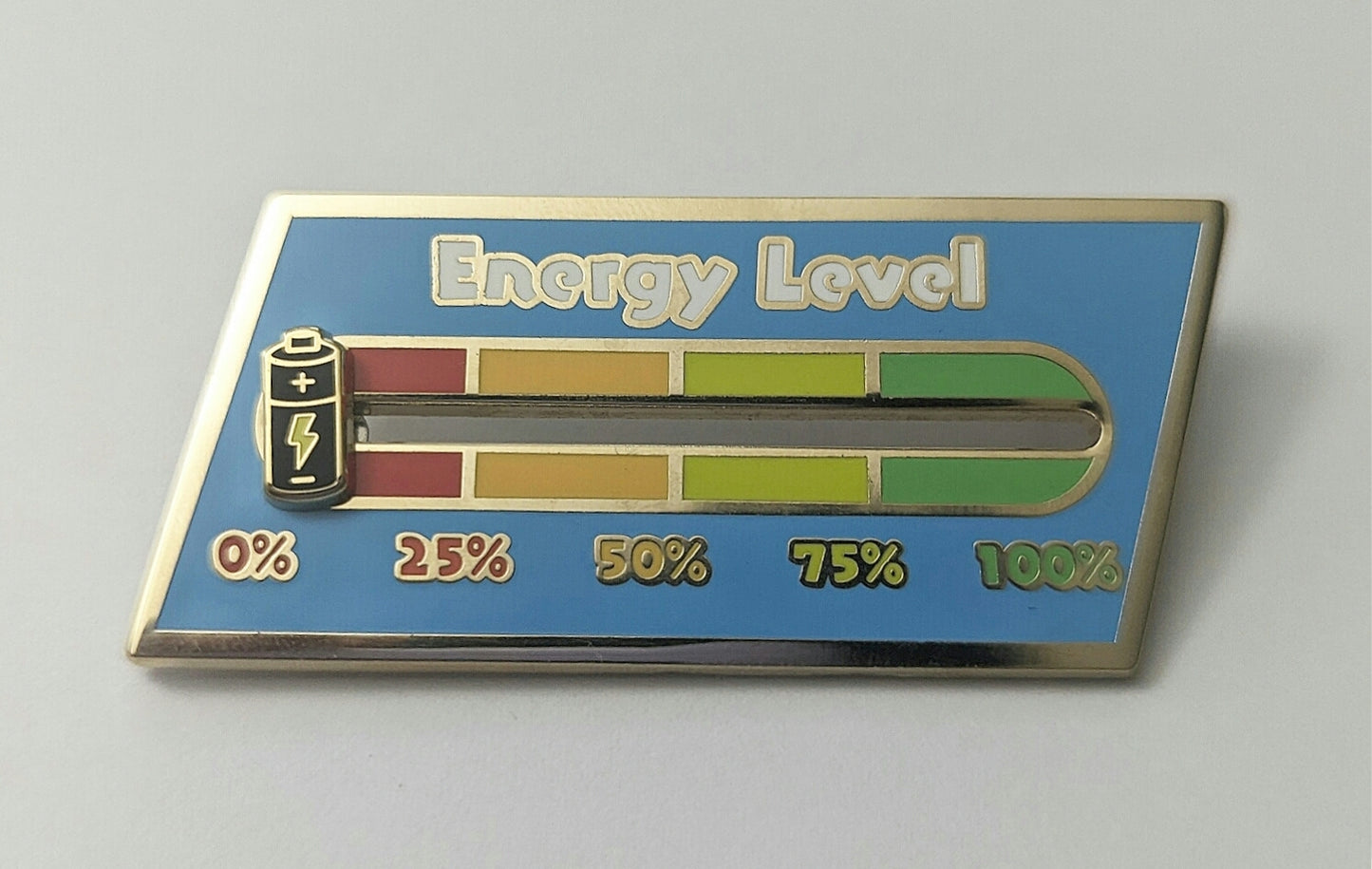 Sliding Energy Level Pin