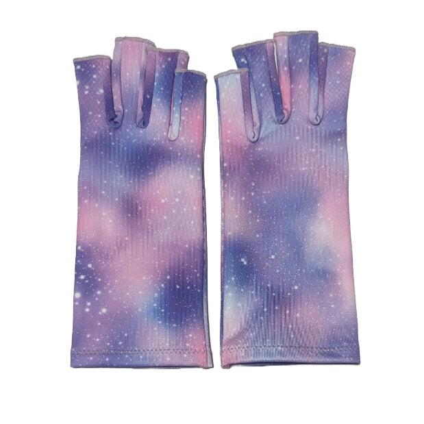 Pastel Galaxy Compression Gloves with grips (Pre-Order | August 2024 Arrival)