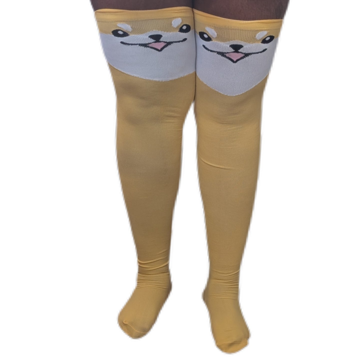 Shiba Inu Thigh High Compression Socks