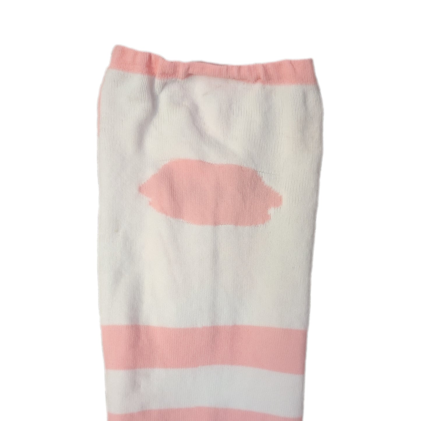 Bunny Striped Thigh High Compression Socks