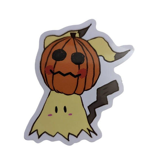 2" Mimikyu Pumpkin Sticker