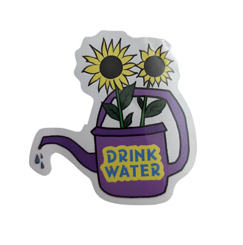 2" Drink Water Sticker