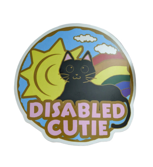 Sun Cat 3" Vinyl Sticker