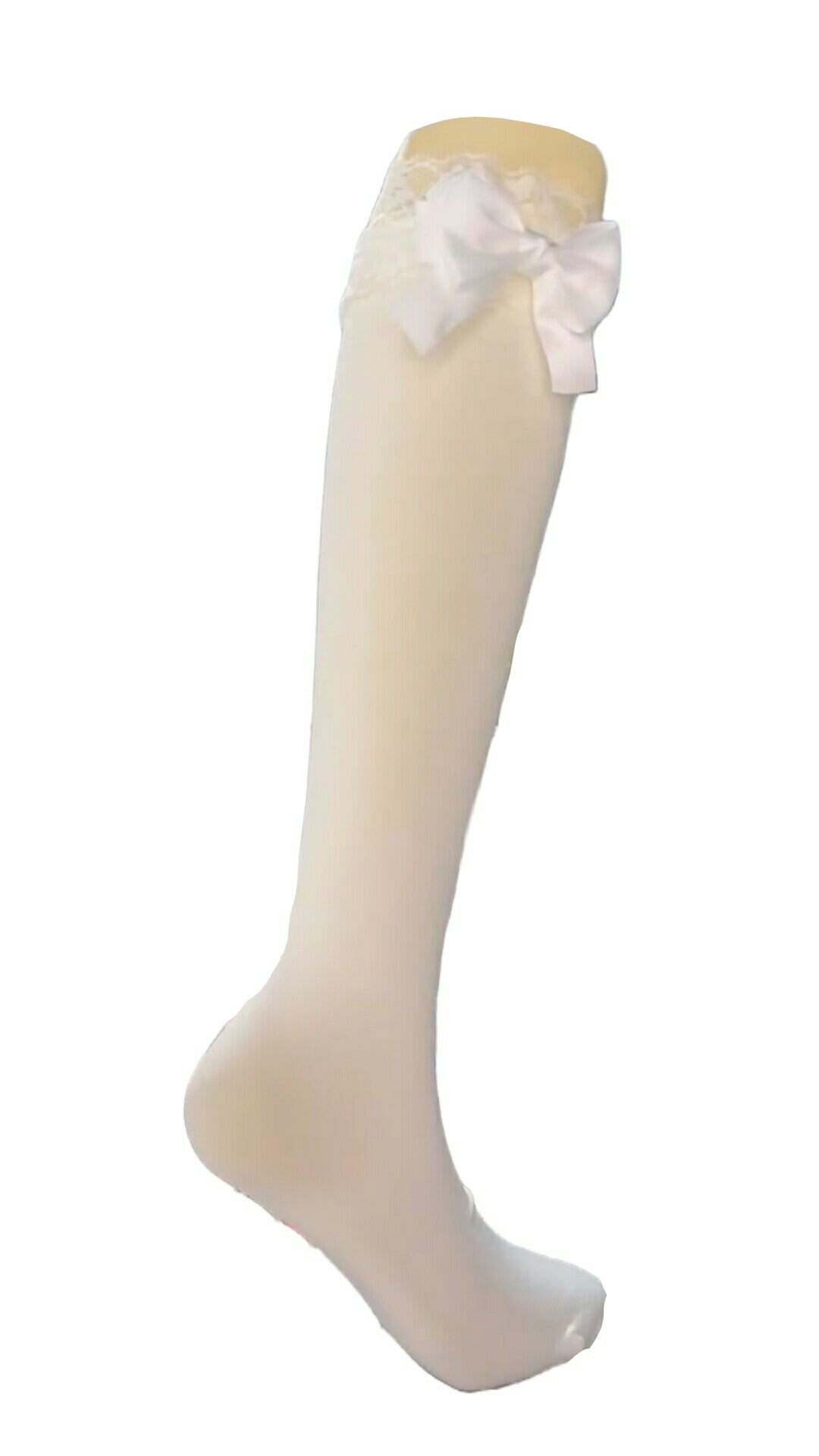 White Bow Thigh High Compression Socks (Pre-Order | June 2024 Arrival)