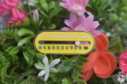 Sliding Overstimulation Scale Pin