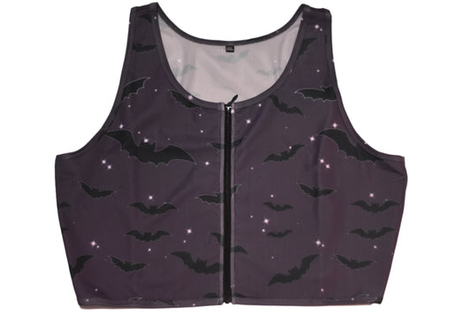 Bat Zippered Crop Top Binder (Pre-Order | November 2024 Arrival)