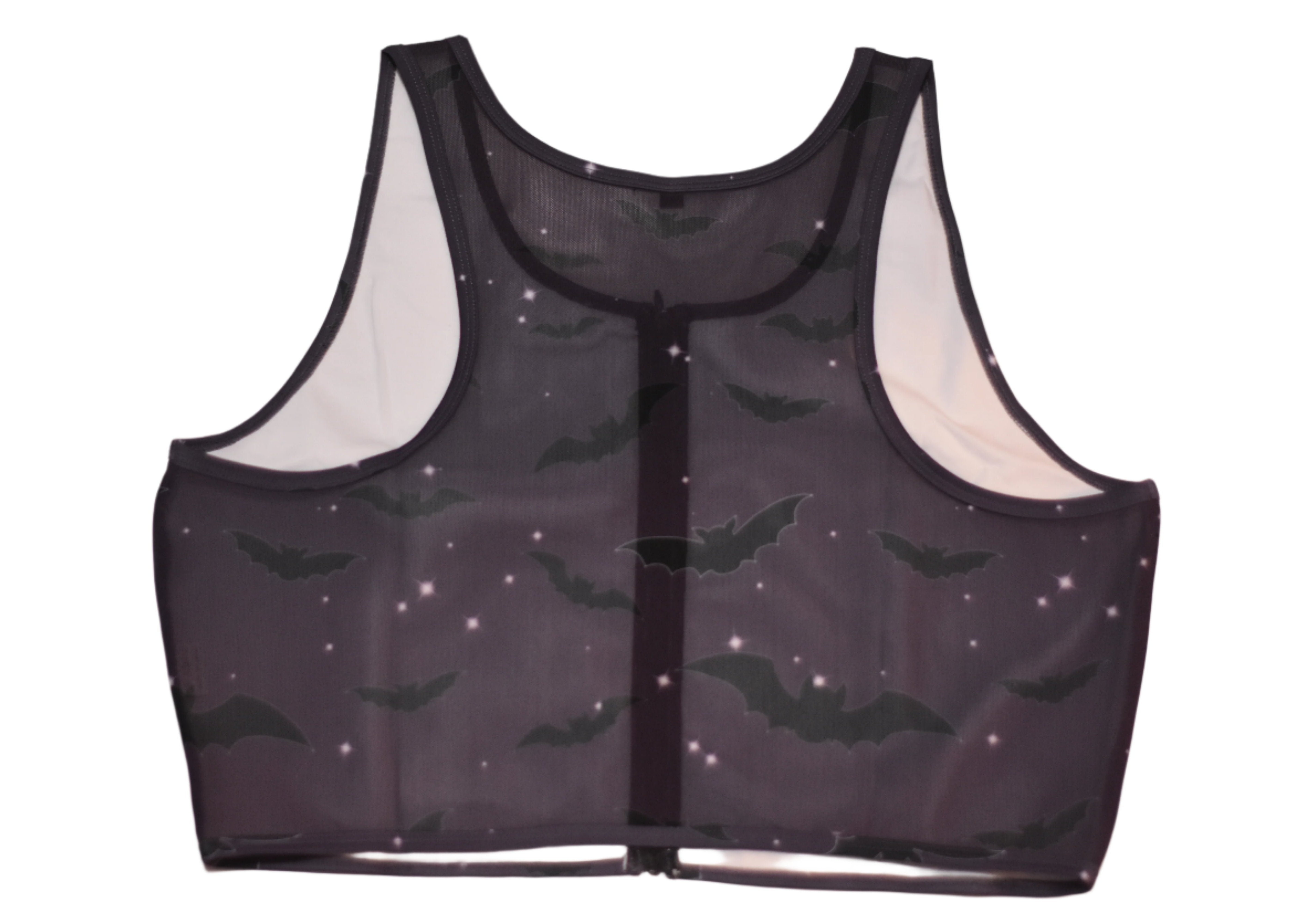 Bat Zippered Crop Top Binder – Bibipins