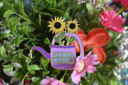 Drink Water Pin