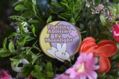 Moon Bunny Pin