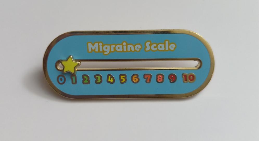 Sliding Migraine Scale Pin
