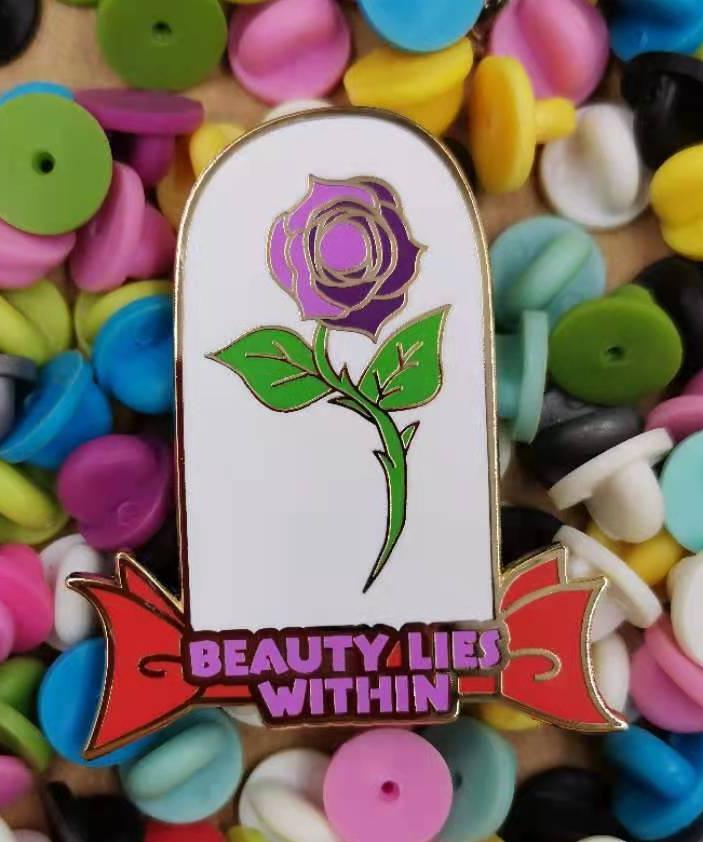 Beauty Lies Within Pin