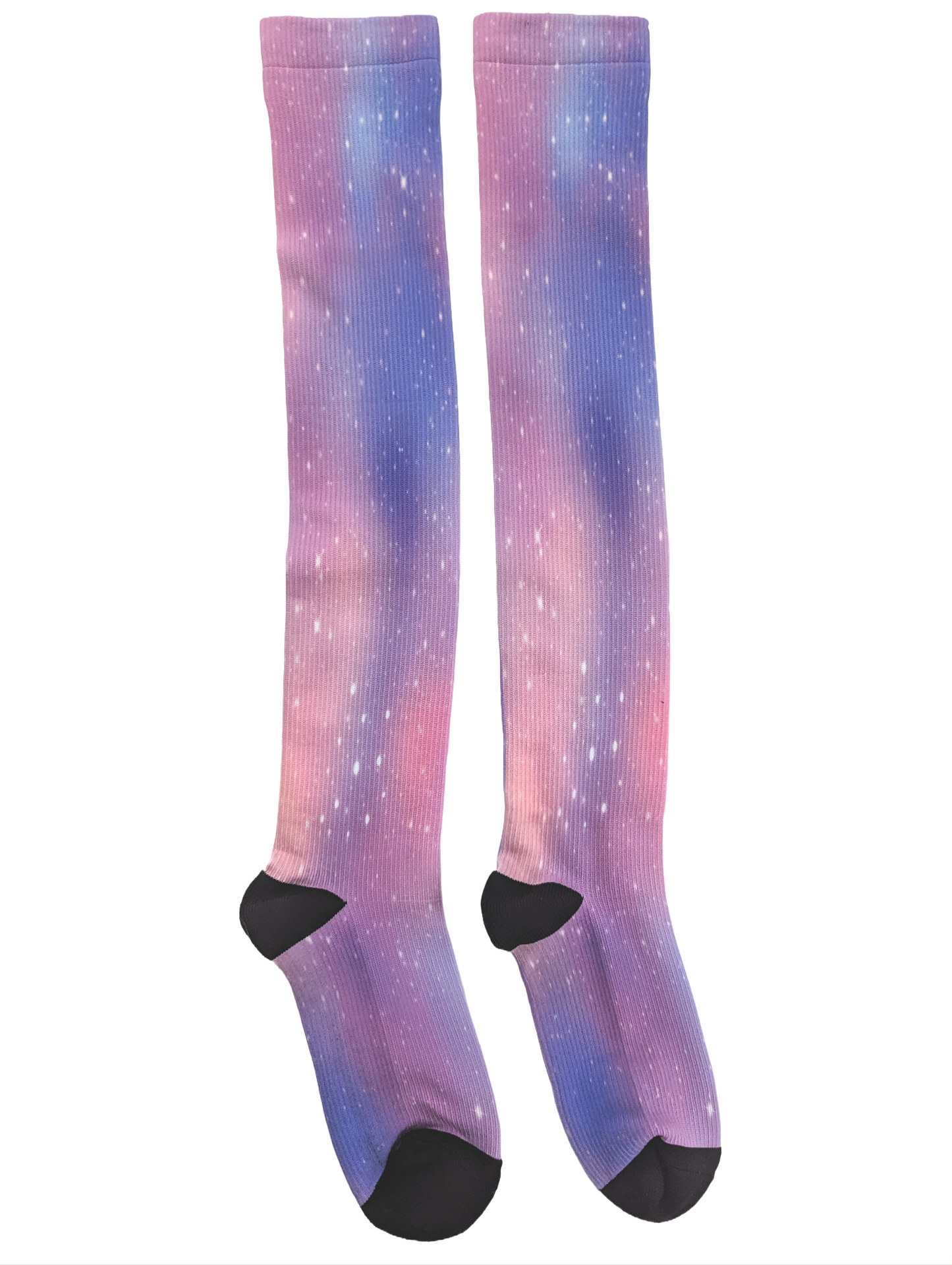 Pastel Galaxy Compression Socks