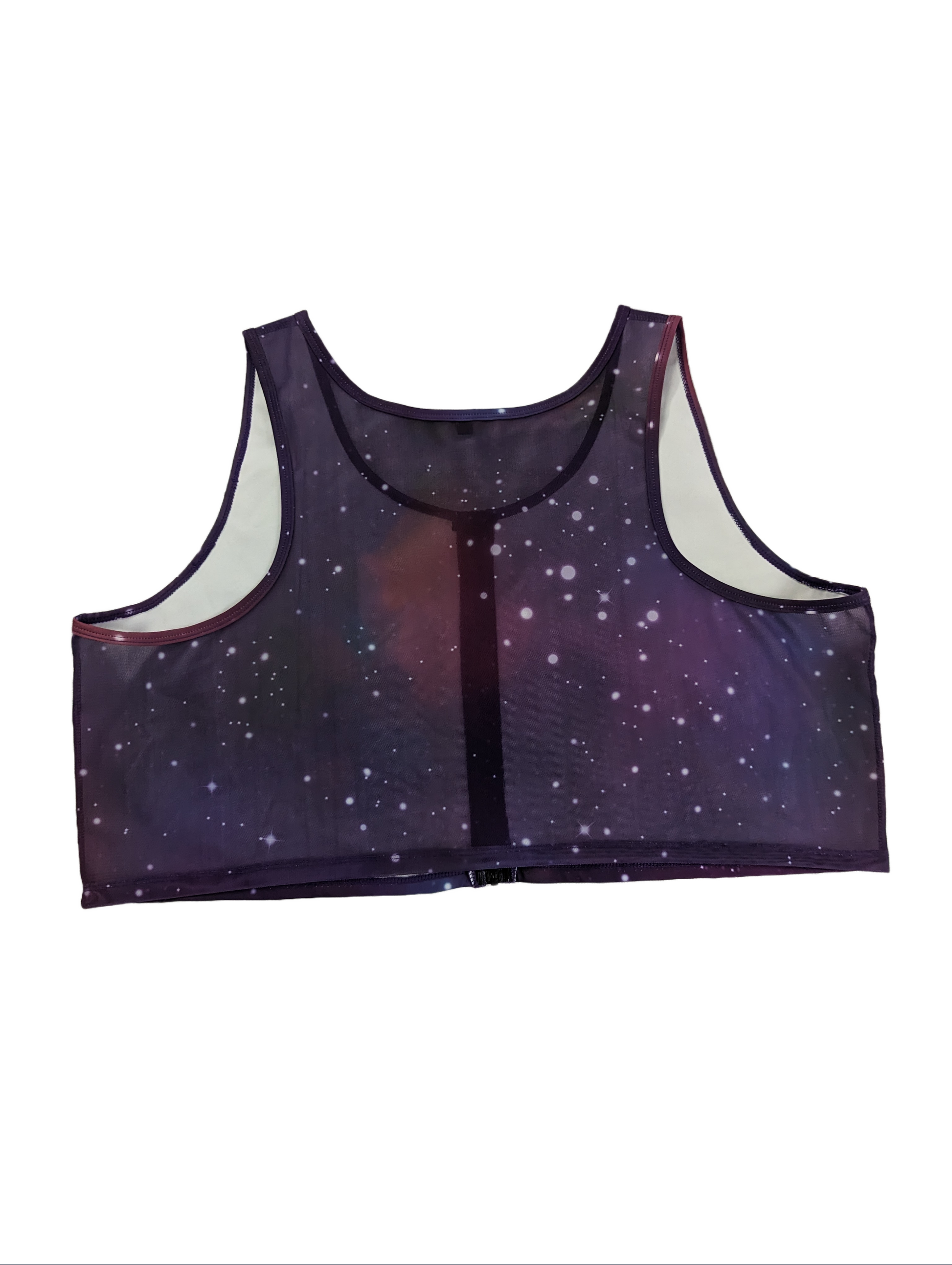 Galaxy Zippered Crop Top Binder – Bibipins Galaxy Zippered Crop Top Binder – Bibipins