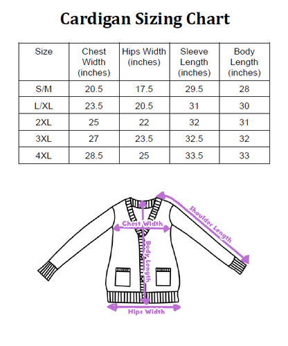Purple Sakura Cardigan
