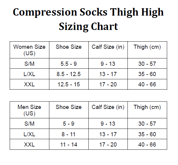 Purple Sakura Thigh High Compression Socks