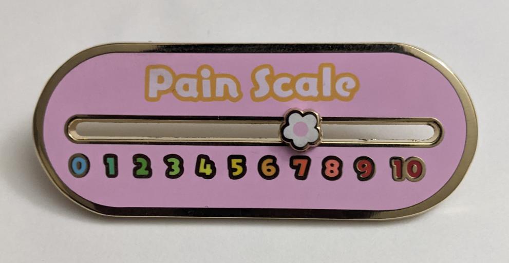 Sliding Pain Scale Pin – Bibipins