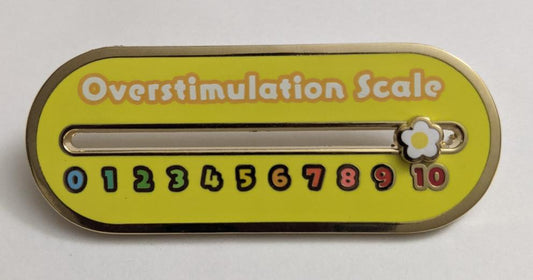 Sliding Overstimulation Scale Pin