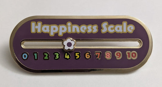 Sliding Happiness Scale Pin