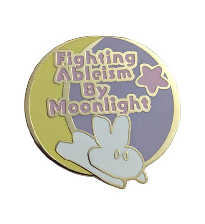 Moon Bunny Pin