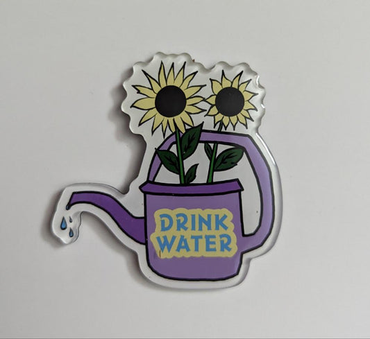 Drink Water Acrylic Magnet