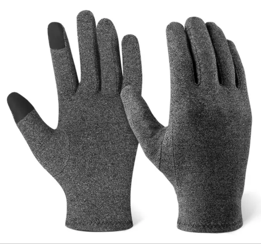 Grey Compression Gloves